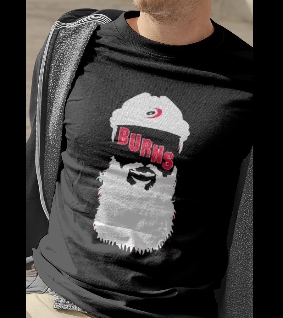 Carolina Hurricanes Brent Burns Hockey Bearded T-Shirt