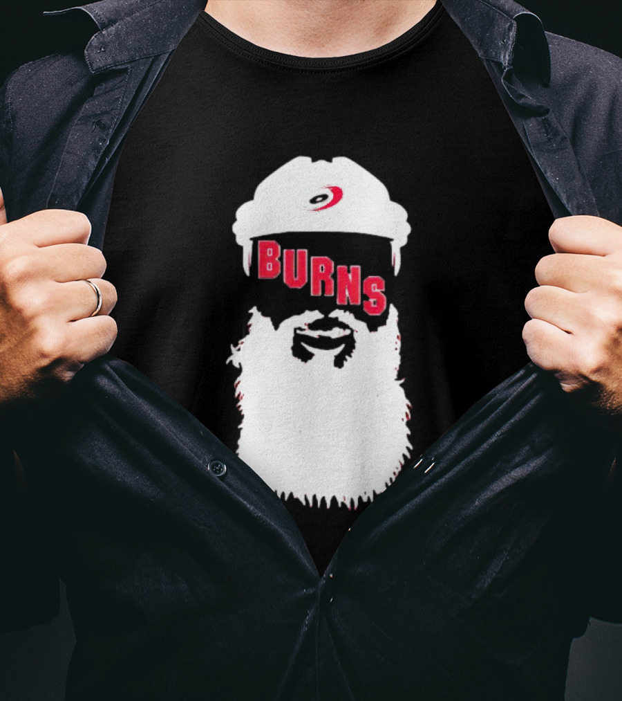 Carolina Hurricanes Brent Burns Hockey Bearded T-Shirt