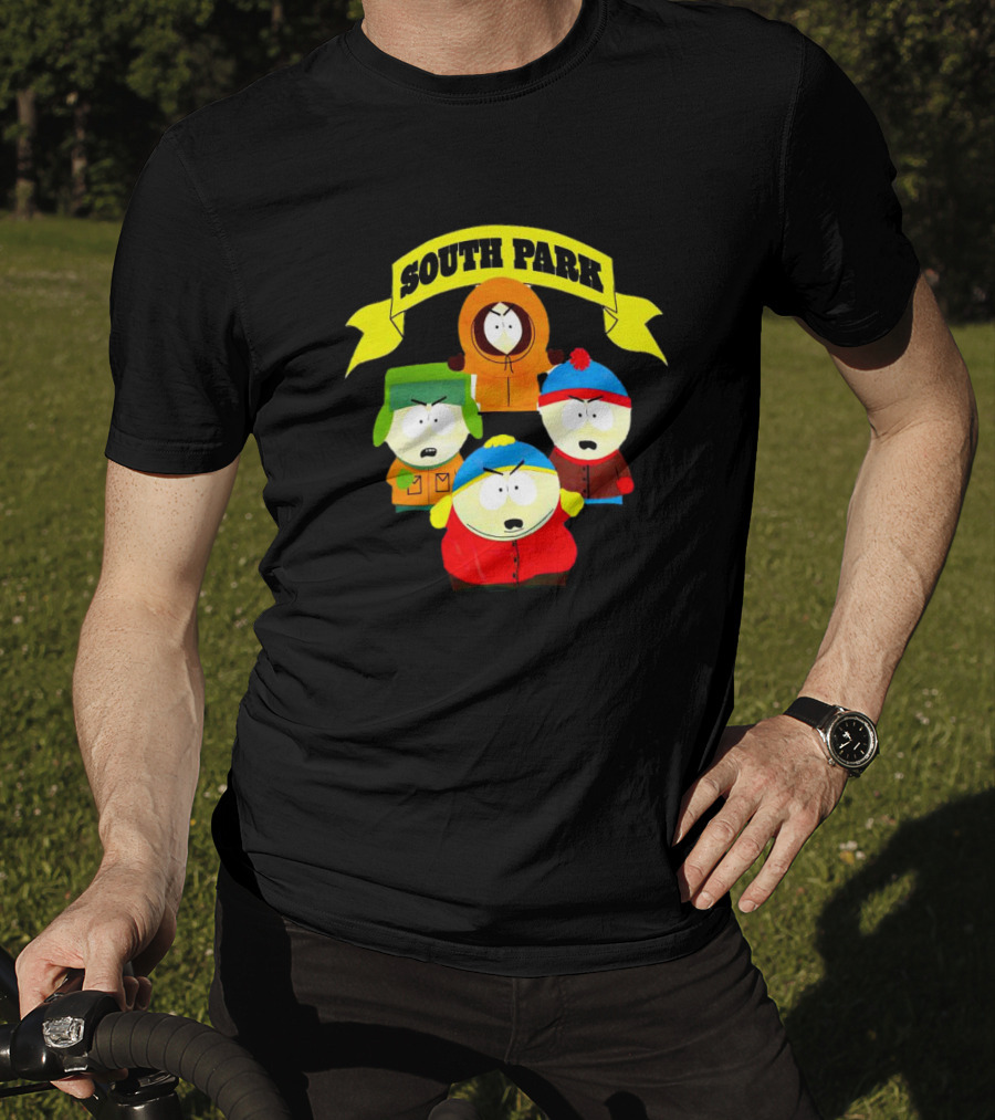 South Park Characters Iconic Group Kenny Kyle Stan Cartman T-Shirt