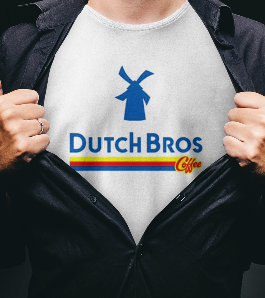 Dutch Bros Coffee Blue Windmill T-Shirt
