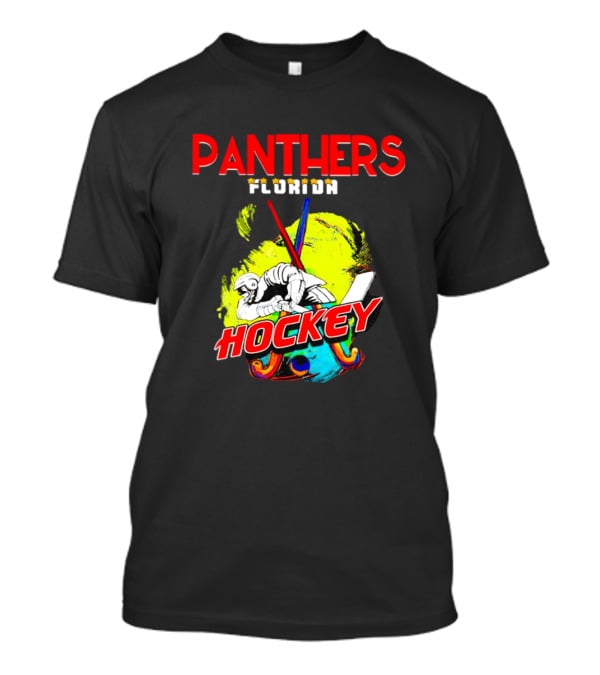 Panthers Florida Hockey Bold Colorful T-Shirt