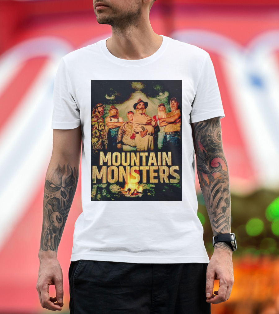 Mountain Monsters Team Campfire Adventure Hidden Woods T-Shirt