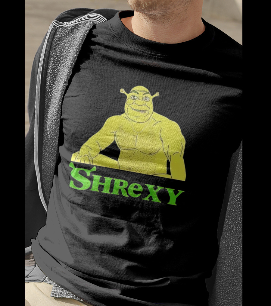 Shrek Shrexy Funny Ogre Meme T-Shirt