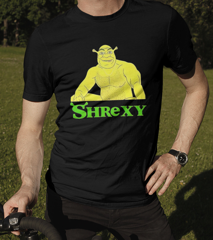 Shrek Shrexy Funny Ogre Meme T-Shirt