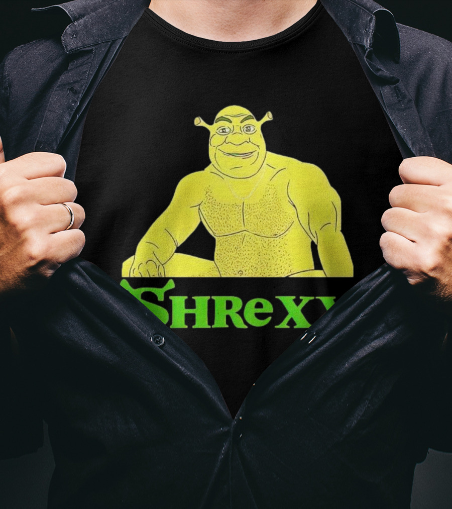 Shrek Shrexy Funny Ogre Meme T-Shirt