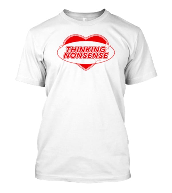 Thinking Nonsense Red Heart Star T-Shirt