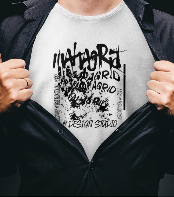 Wonwoo Mahagrid A Design Studio Graphic Text Mahagrid Project Winterfall Seoulкапсиска 4991 T-Shirt