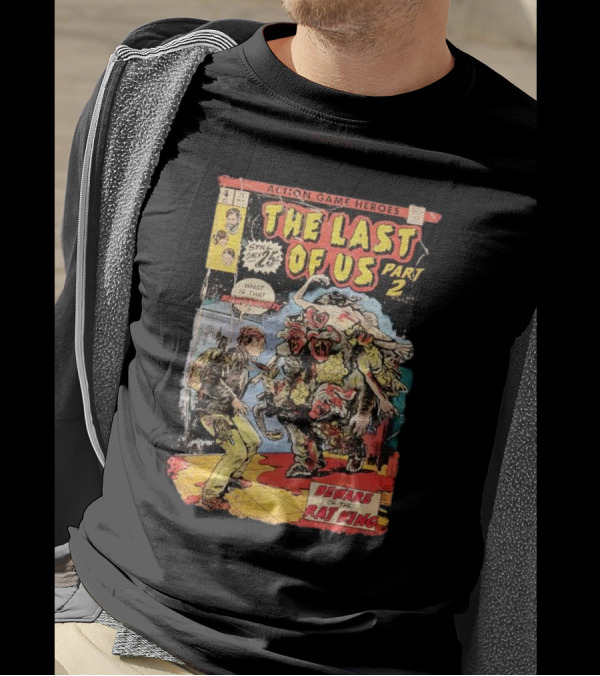 Action Game Heroes The Last Of Us Part 2 Beware Of The Rat King Comic T-Shirt