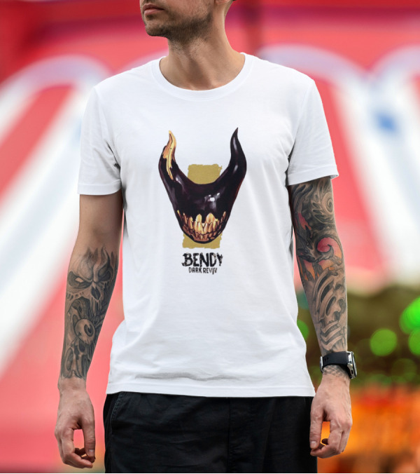 Premium T-Shirt: Bendy Ink Demon ala alfish Concept T-Shirt Bendy Ink Demon ala alfish Concept T-Shirt