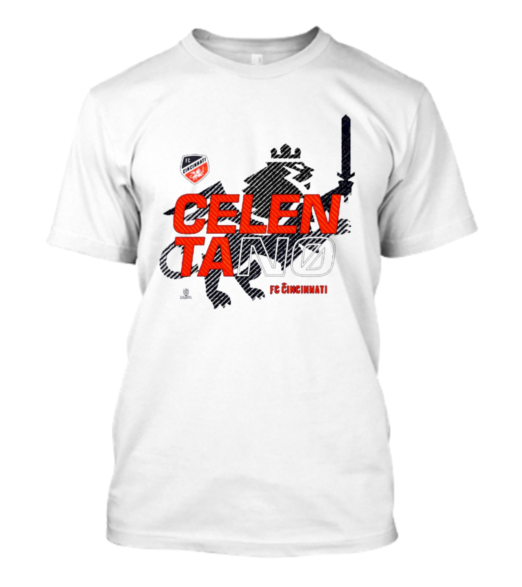 Celentano FC Cincinnati Lion Shield T-Shirt