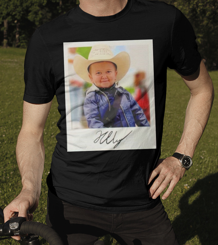 Hasbulla Magomedov Cowboy Polaroid Signature Image T-Shirt