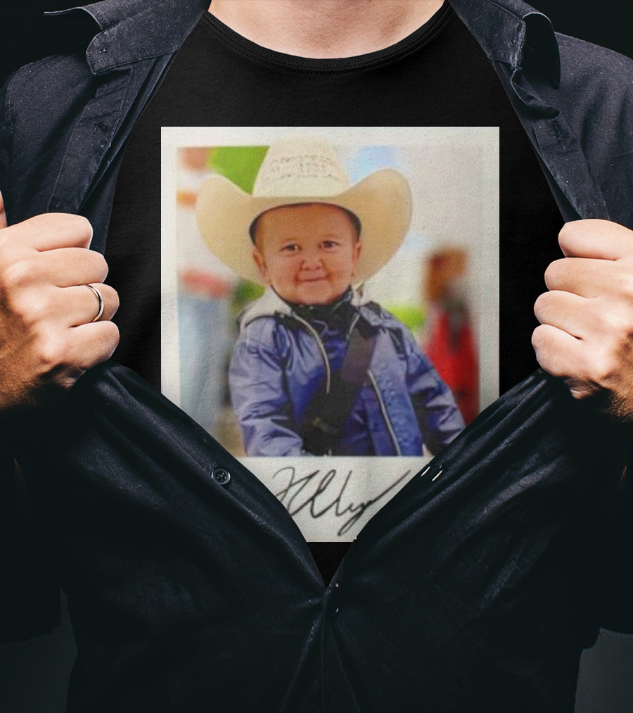 Hasbulla Magomedov Cowboy Polaroid Signature Image T-Shirt