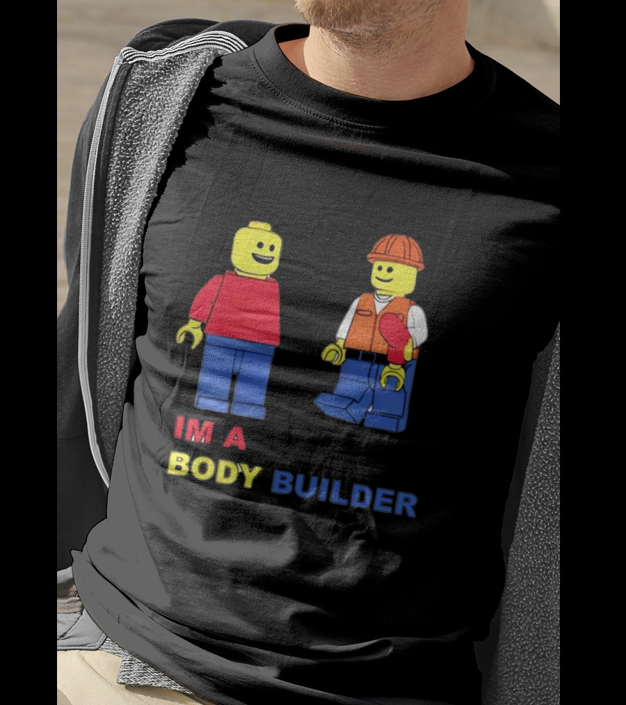 IM A Body Builder LEGO Figures T-Shirt