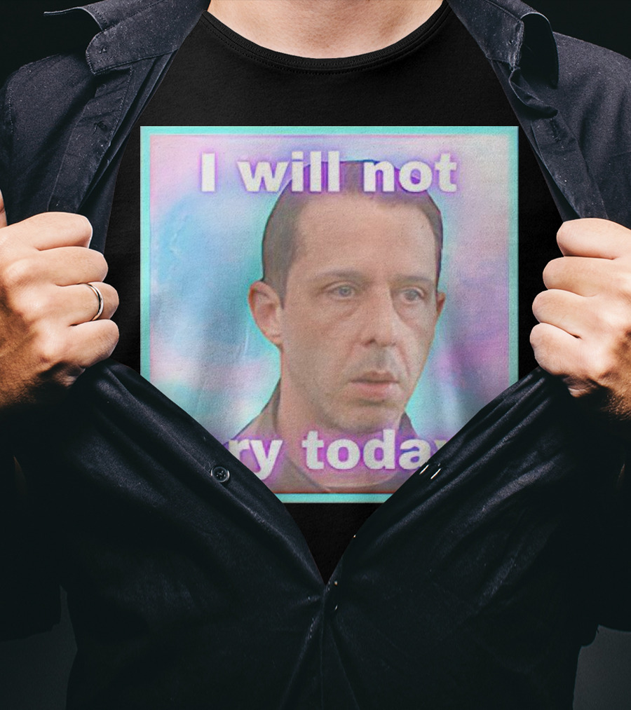 Kendall Roy I Will Not Cry Today Pastel Mood T-Shirt