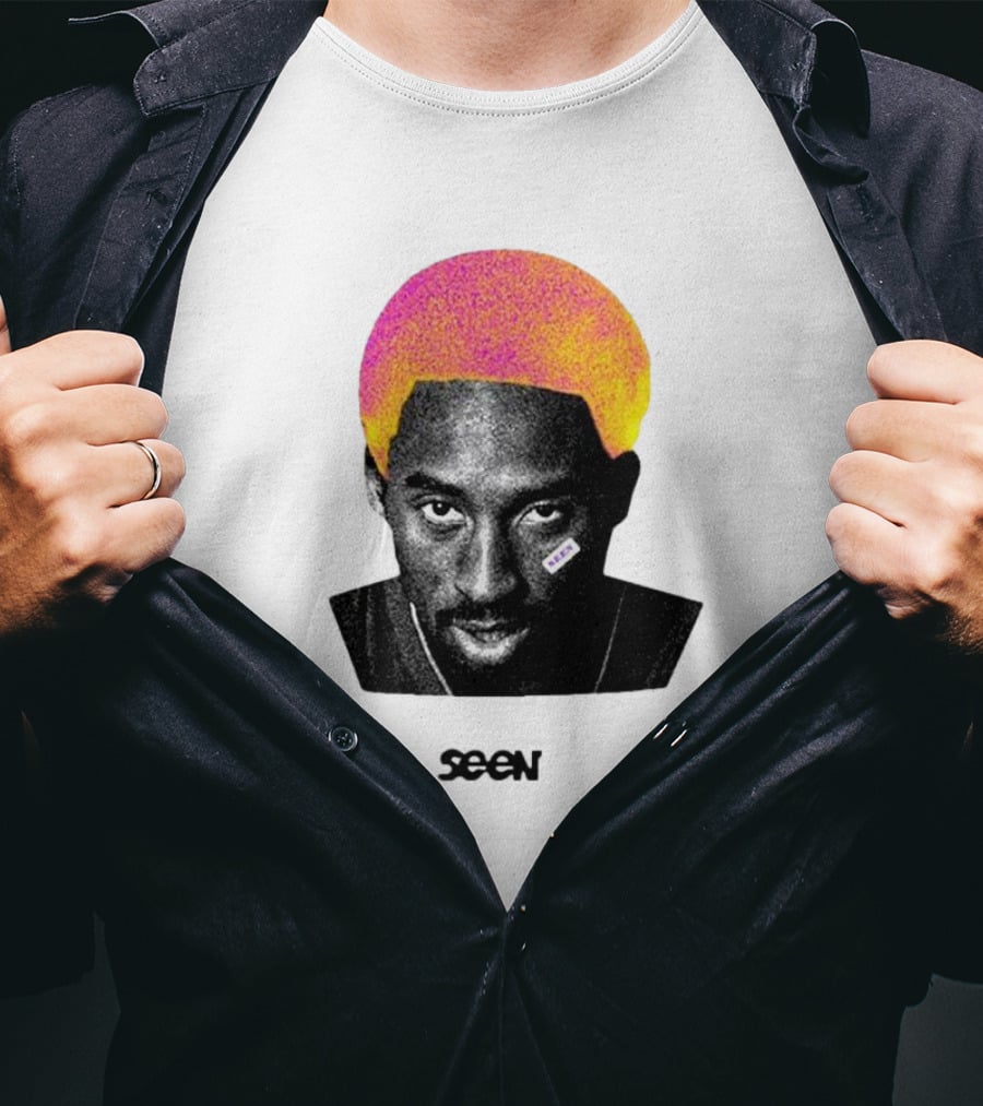 Kobe Bryant Neon Pop Art Seen T-Shirt