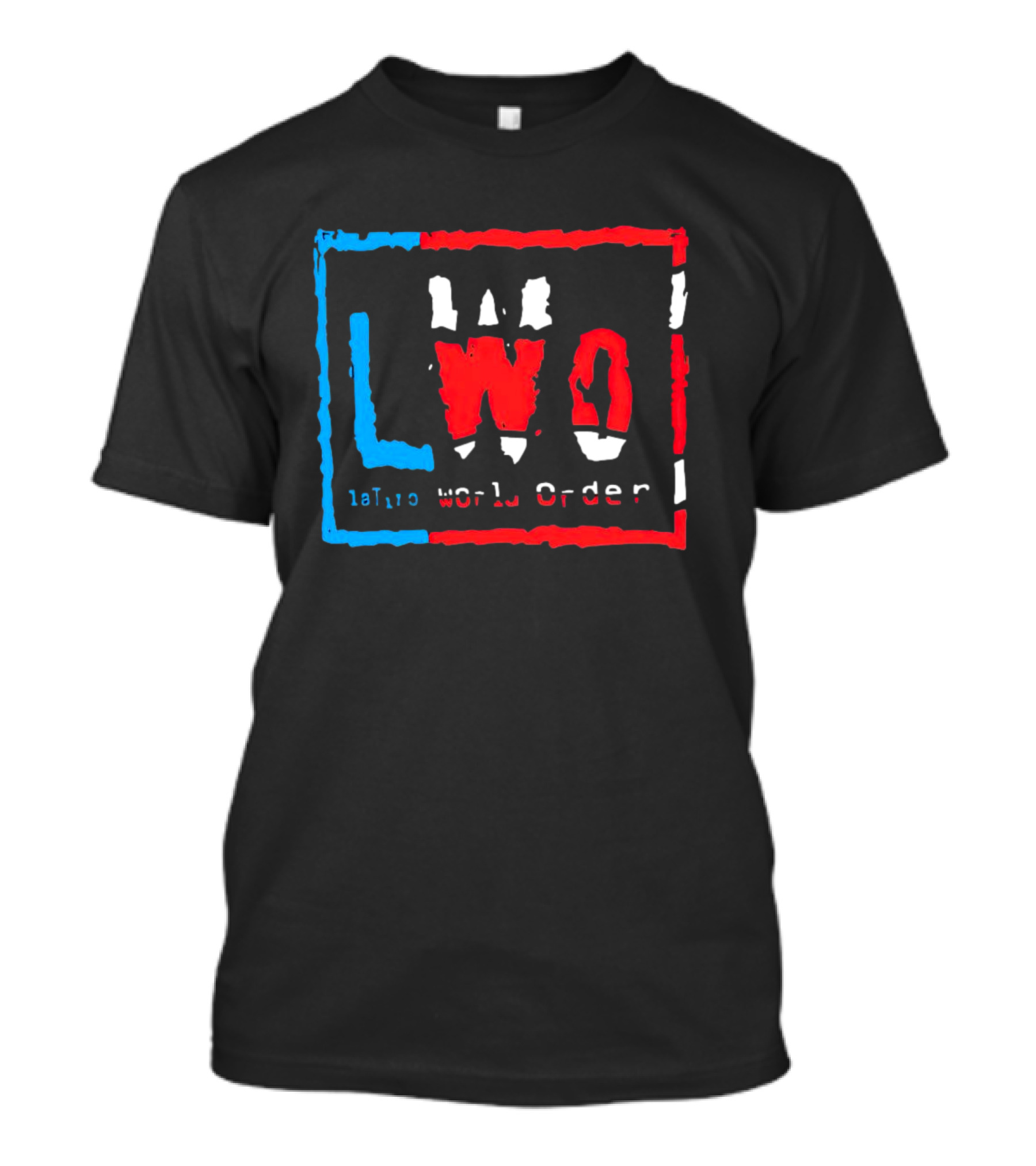 LWO Latino World Order Red White Blue Iconic T-Shirt