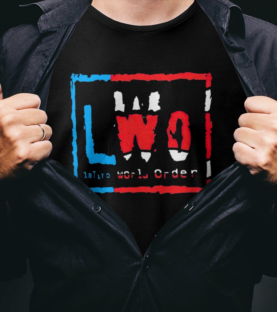 LWO Latino World Order Red White Blue Iconic T-Shirt