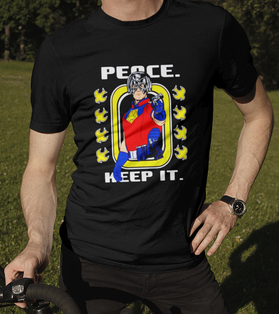 Peacemaker Peace Keep It John Cena Suicide Squad T-Shirt