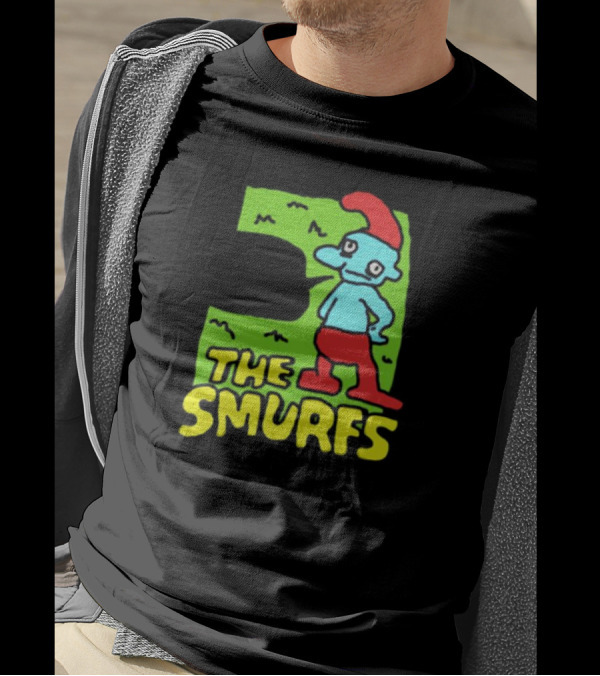 I Live In Ipswich The Smurfs Make Me Sick T-Shirt