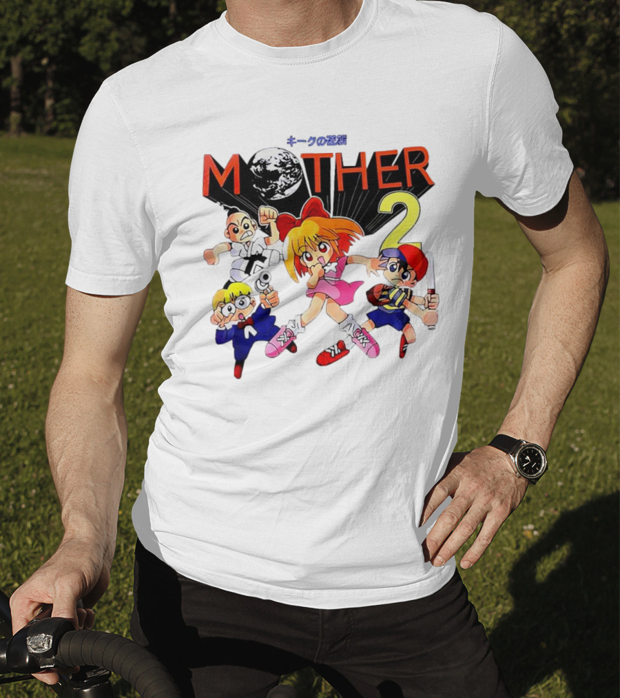 Mother 2 Comix Nintendo Game Characters And Earth T-Shirt