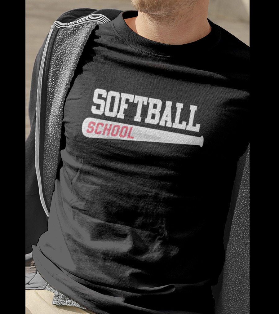 Oklahoma Softball School Bat T-Shirt