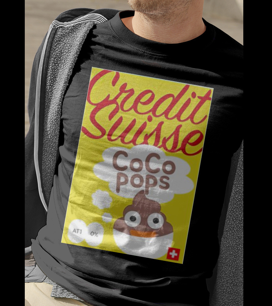 Credit Suisse CoCo Pops Parody Box AT1 0% T-Shirt