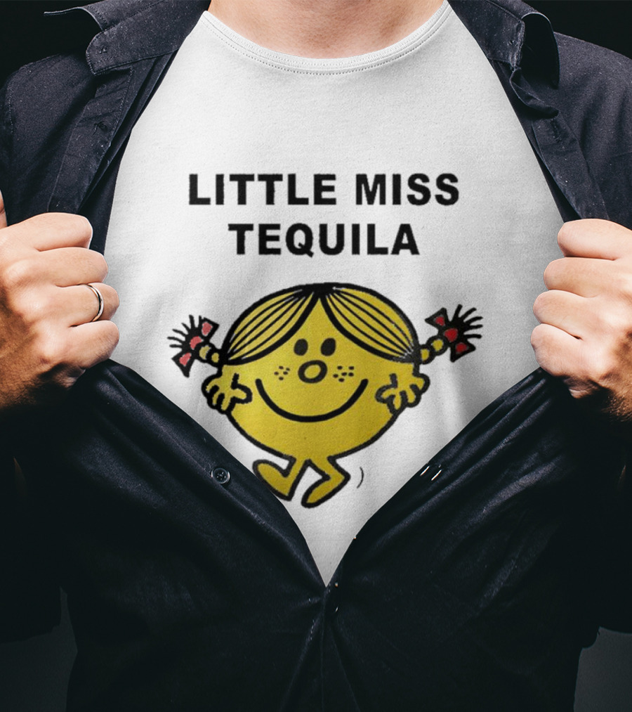 Little Miss Tequila Fun Character T-Shirt