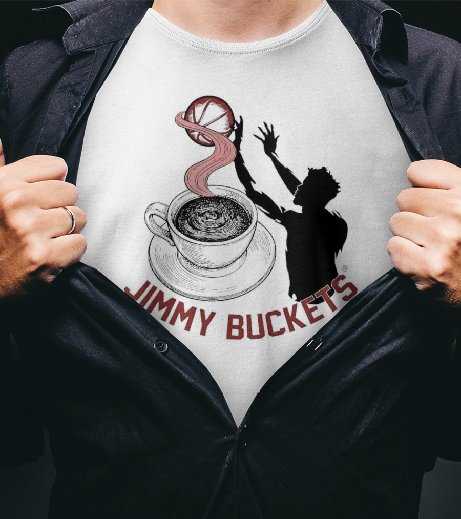 Miami Heat Jimmy Buckets Coffee Basketball T-Shirt