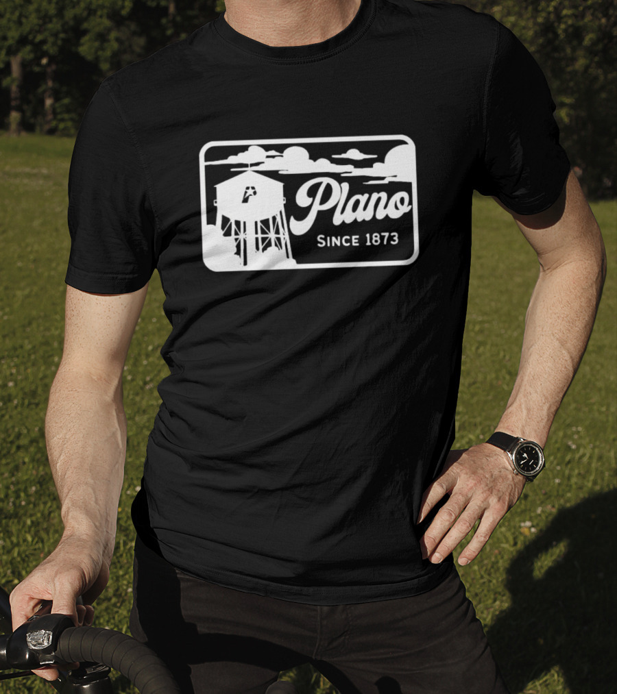 Plano Since 1873 Water Tower T-Shirt