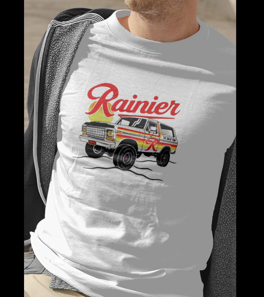 Rainier Beer Vintage Truck Adventure T-Shirt