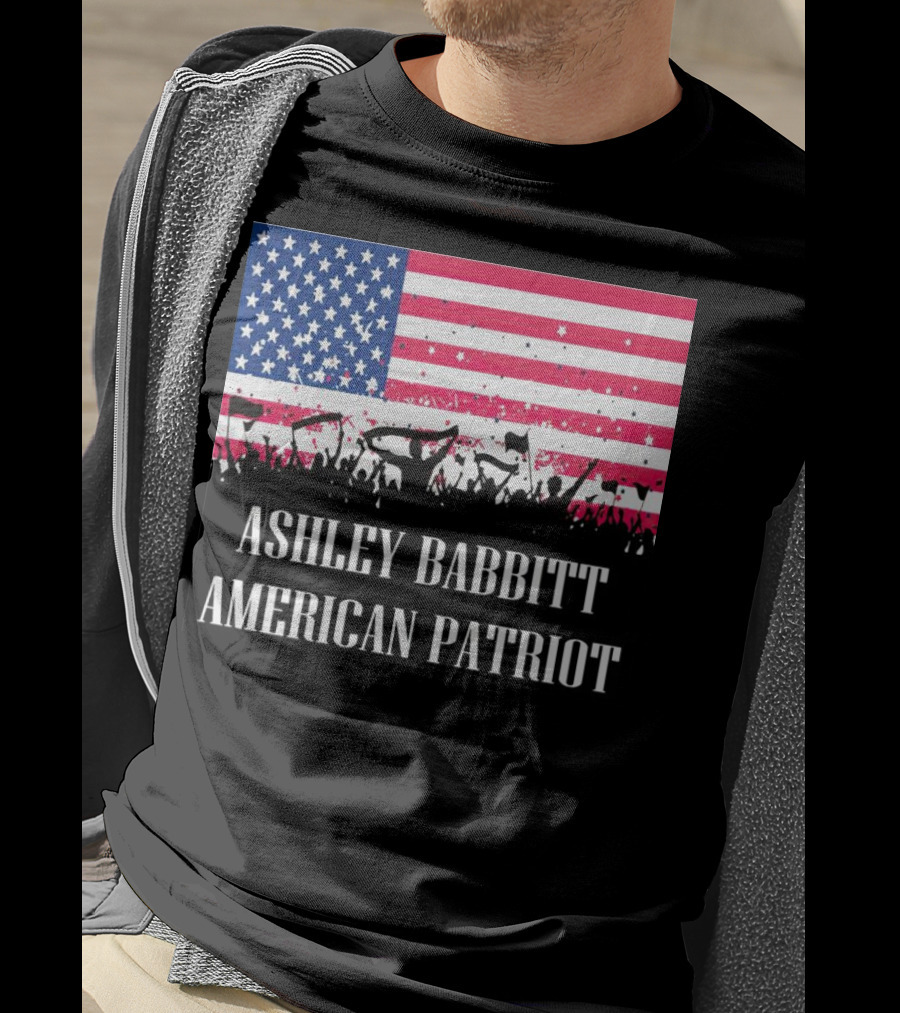 Ashley Babbitt American Patriot USA Flag Protesters T-Shirt