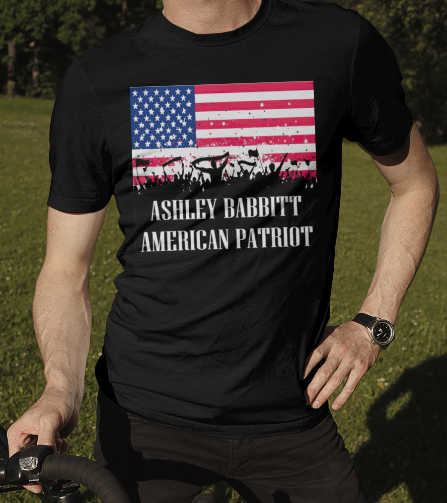 Ashley Babbitt American Patriot USA Flag Protesters T-Shirt