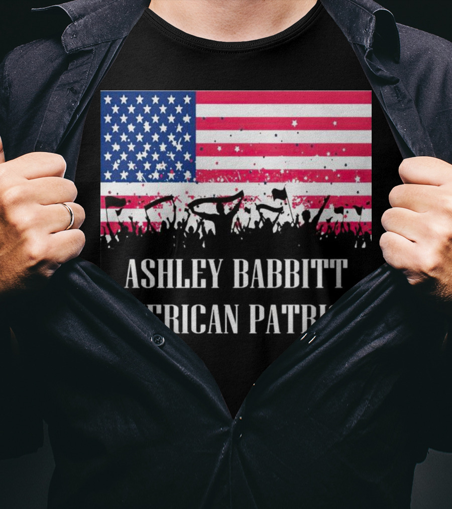 Ashley Babbitt American Patriot USA Flag Protesters T-Shirt