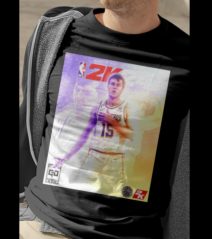 Austin Reaves 2K24 Los Angeles Lakers NBA Basketball Cover Edition T-Shirt