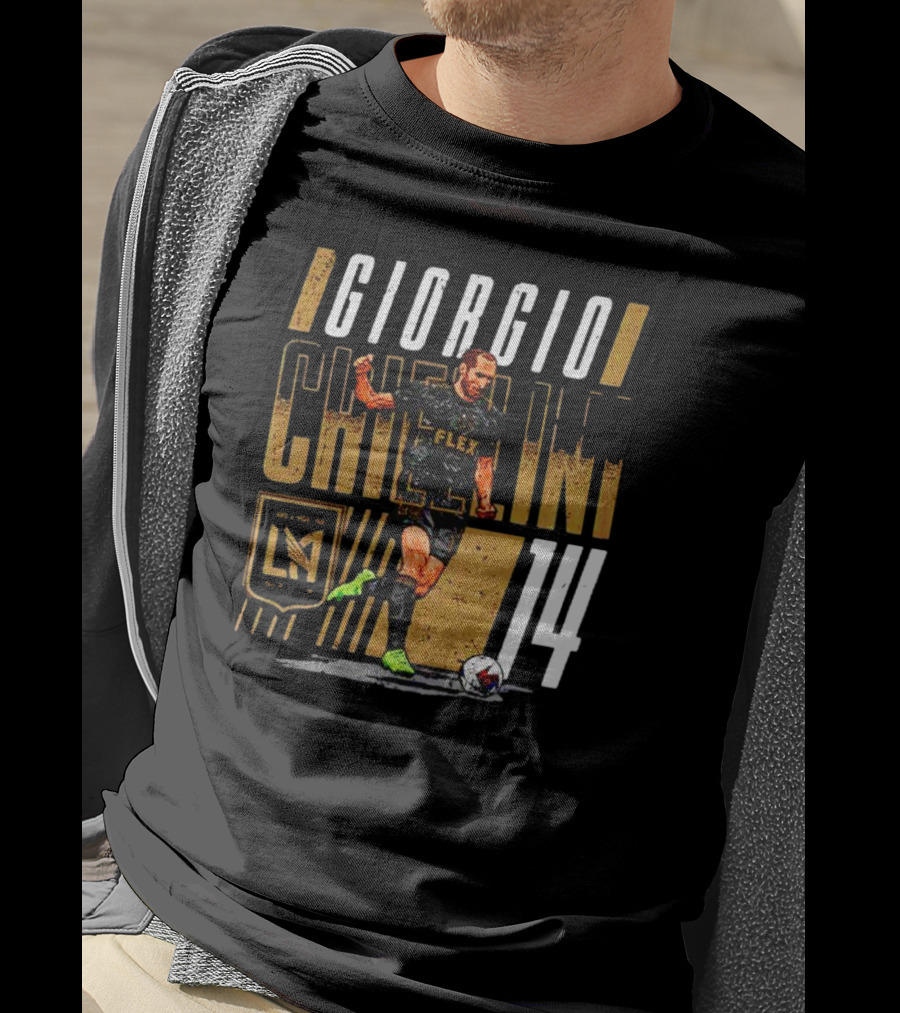 Giorgio Chiellini LAFC Flex Number 14 Los Angeles T-Shirt