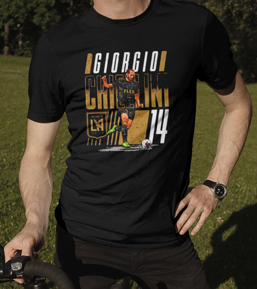 Giorgio Chiellini LAFC Flex Number 14 Los Angeles T-Shirt