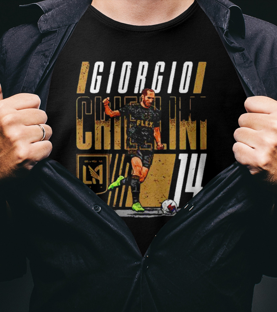 Giorgio Chiellini LAFC Flex Number 14 Los Angeles T-Shirt