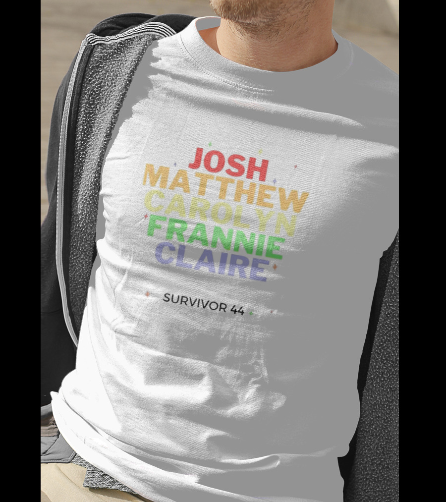 Josh Matthew Carolyn Frannie Claire Survivor 44 T-Shirt