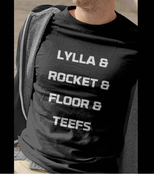 Lylla And Rocket And Floor And Teefs Guardians Of The Galaxy Raccoon Friends T-Shirt