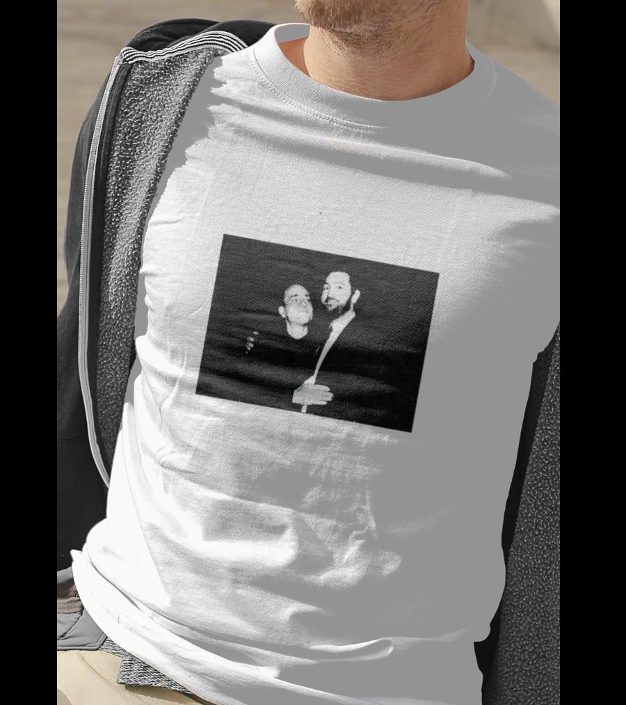 The Disgusting Brothers Rummage To Fruition Black And White Embrace T-Shirt