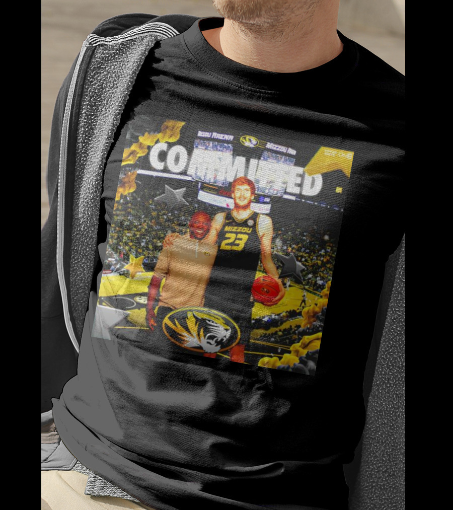 Connor Vanover Mizzou Arena Basketball Commitment With Tigers T-Shirt