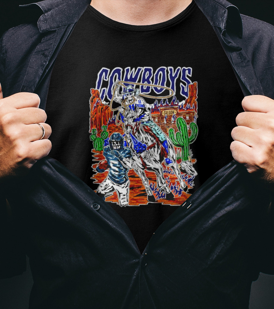Dallas Cowboys Western Showdown Warren Lotas T-Shirt