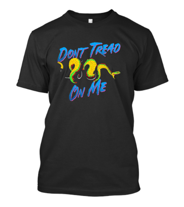 Dont Tread On Me Neon Snake T-Shirt