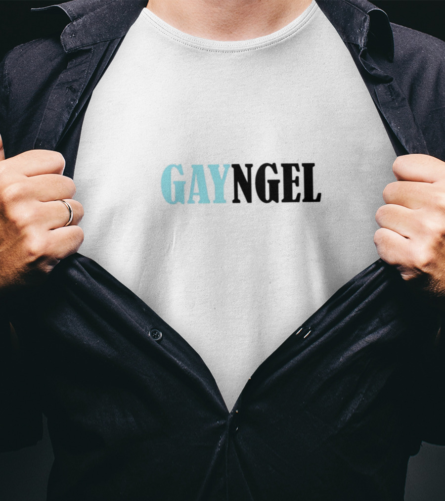 Soldier Boy Gayngel Angel Themed T-Shirt