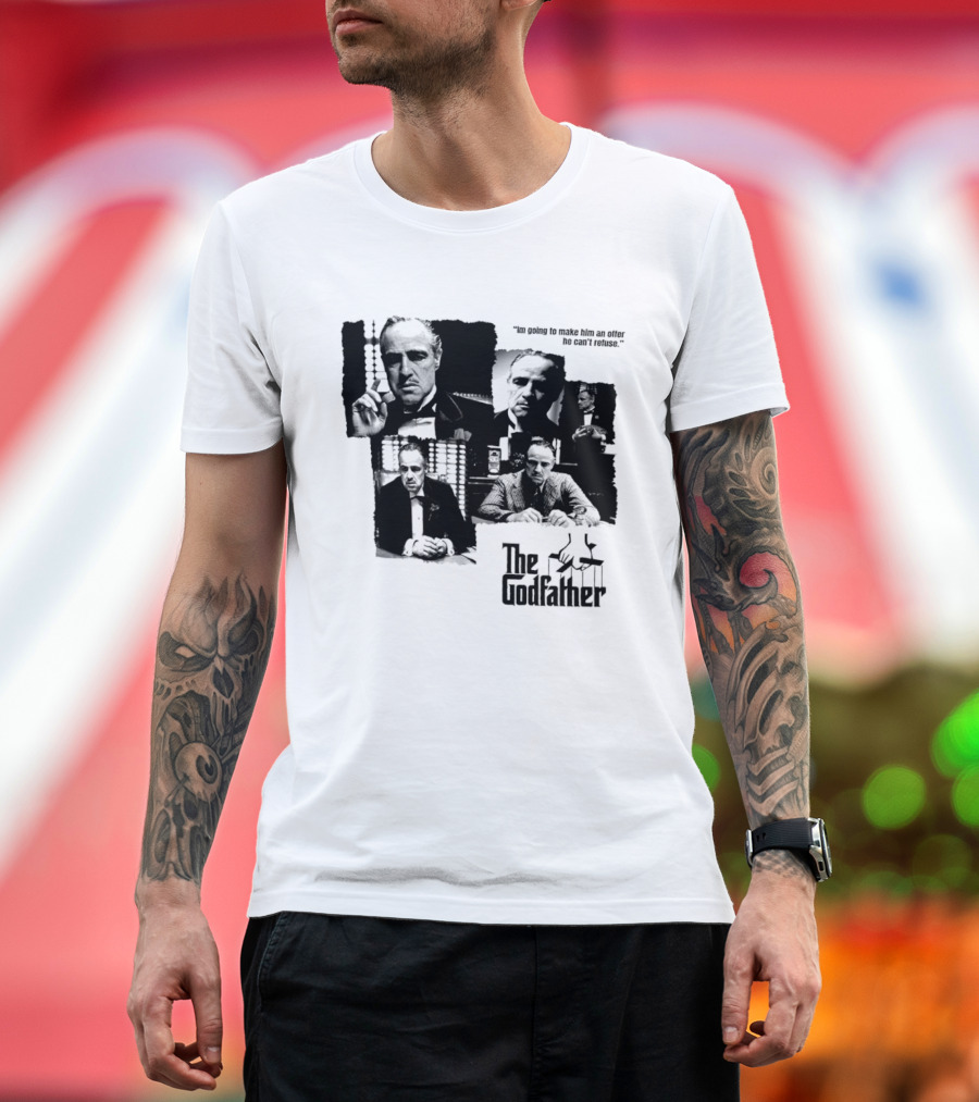 The Godfather I'm Going to Make Him an Offer He Can't Refuse Iconic Film T-Shirt