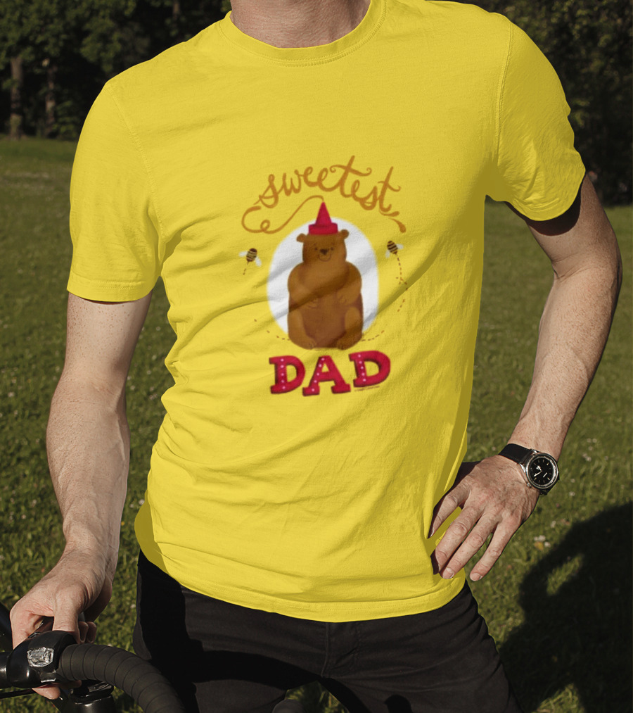 Sweetest Dad Bear Fathers Day T-Shirt