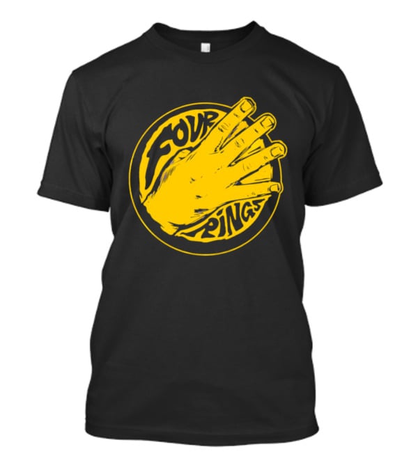 Four Rings Basketball Hand Bay Area Victory Celebrations T-Shirt