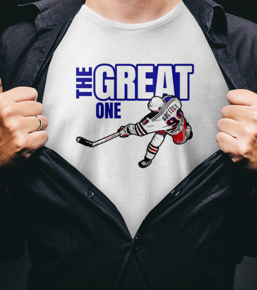 The Great One Rangers Gretzky Hockey Legend T-Shirt