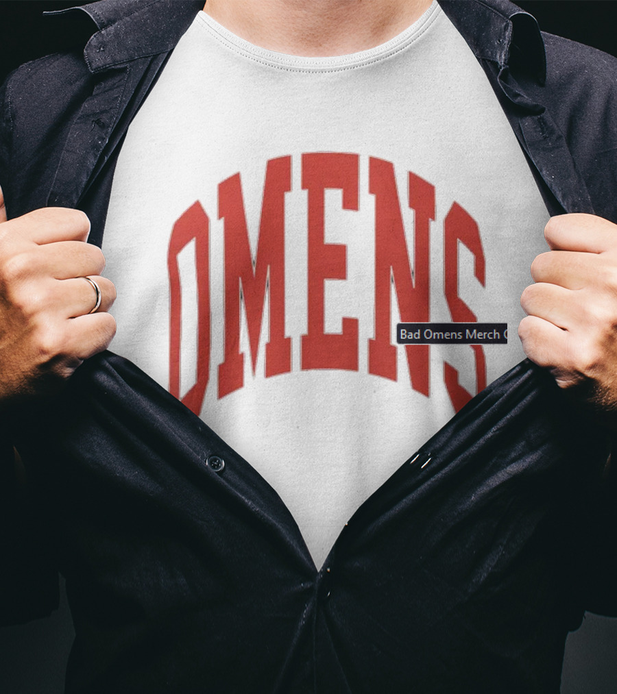 Bad Omens Merch Varsity Omens T-Shirt
