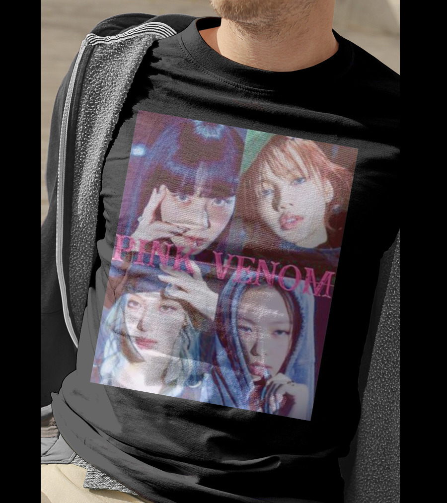 BLACKPINK Born Pink Pink Venom Album Cover T-Shirt